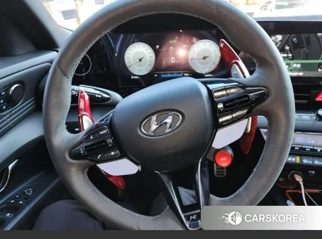 Hyundai Avante (CN7) 2022 Небесно-голубой из Кореи, фото 5