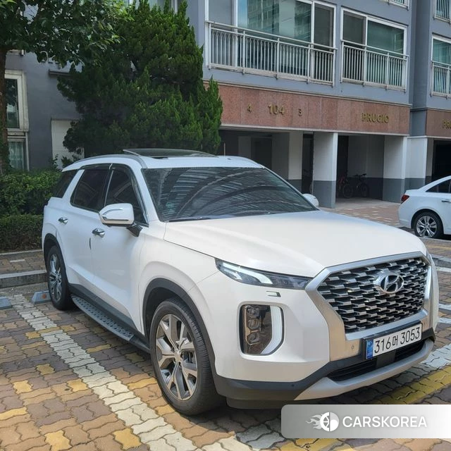 Hyundai Palisade 2021 Белый из Кореи, фото 5