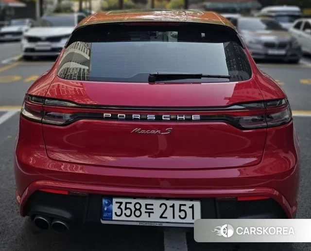 Porsche Macan 2023 Красный из Кореи, фото 5