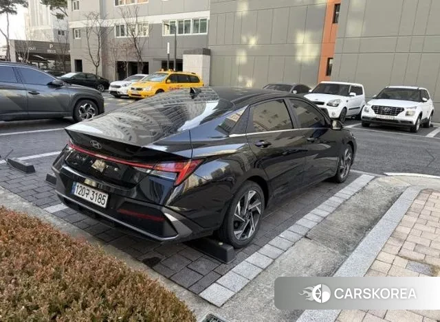 Hyundai The New Avante (CN7) 2023 Черный из Кореи, фото 5