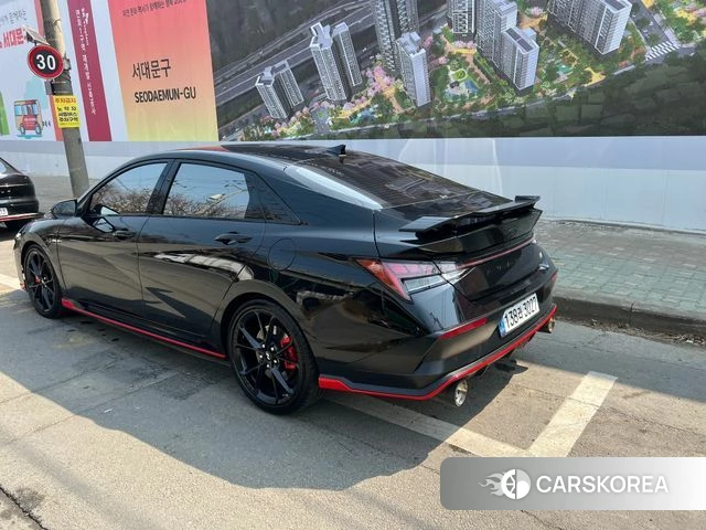 Hyundai The New Avante (CN7) 2024 Черный из Кореи, фото 5