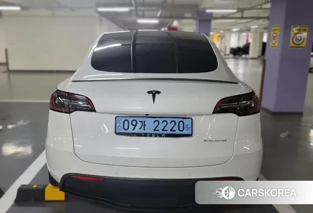 Tesla Model Y 2021 Белый из Кореи, фото 5