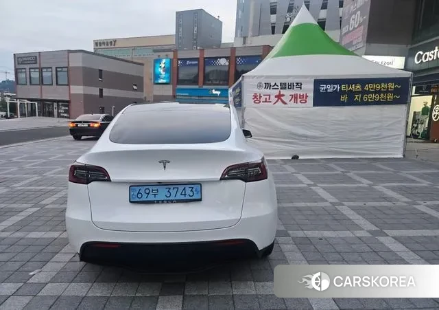 Tesla Model Y 2022 Белый из Кореи, фото 5