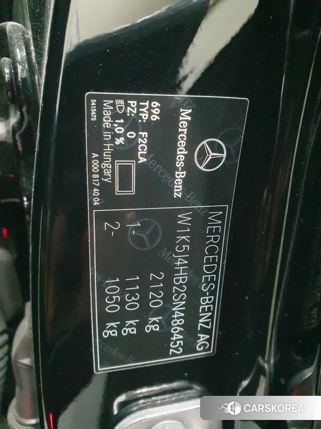 Mercedes-Benz CLA-Class C118 2025 Черный из Кореи, фото 5