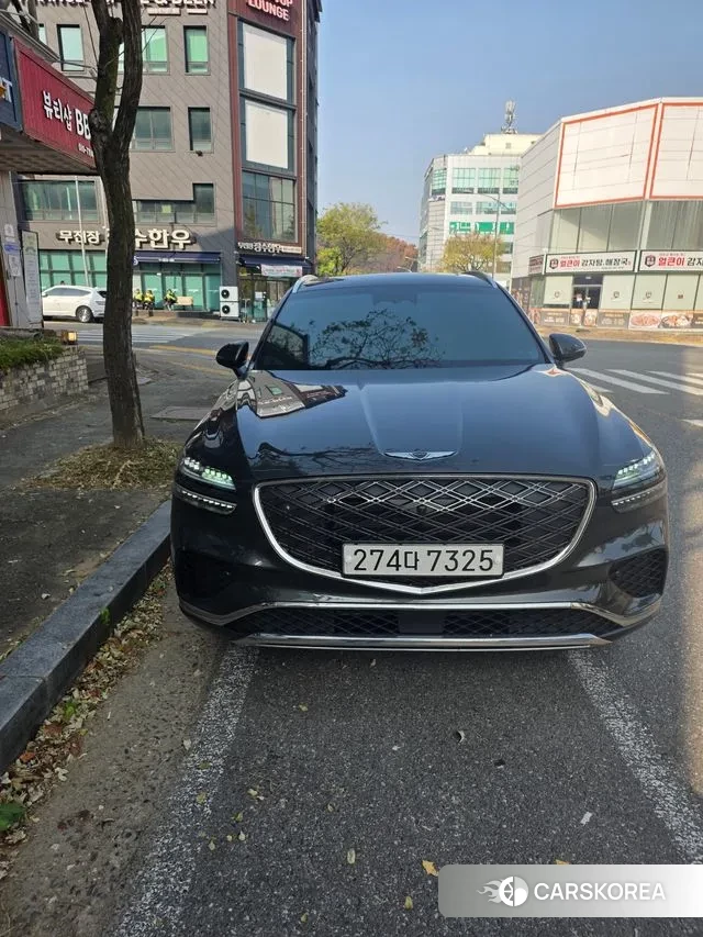 Genesis GV70 2024 Темно-зеленый из Кореи, фото 5