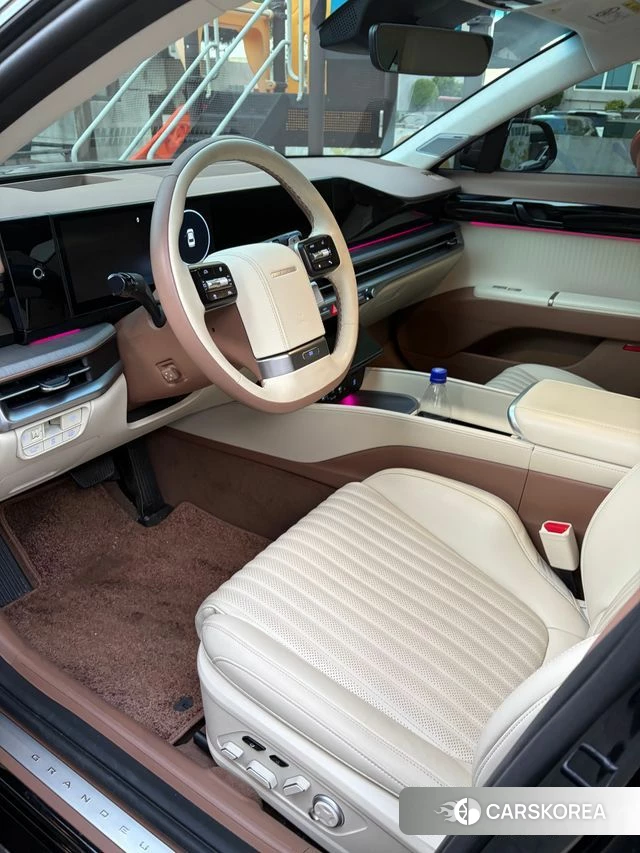 Hyundai Grandeur Hybrid (GN7) 2024 Черный из Кореи, фото 5