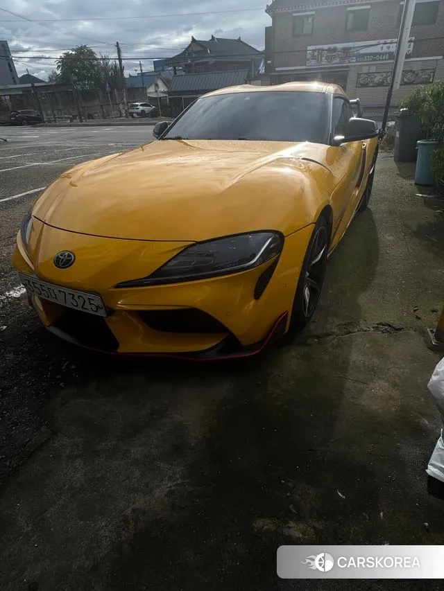 Toyota Supra 5th Generation 2021 Желтый из Кореи, фото 5