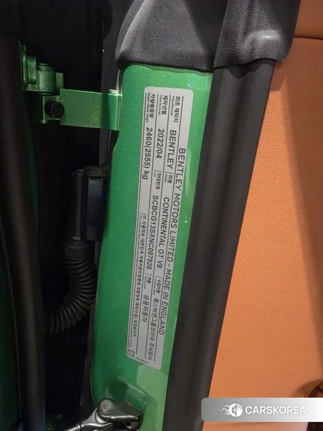 Bentley Continental GT 3rd Generation id 3591474 из Кореи 7