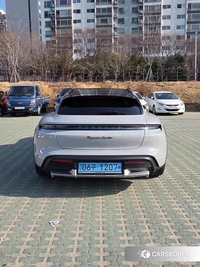 Porsche Taycan 2023 Синий из Кореи, фото 6