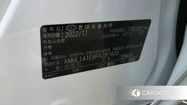 Hyundai Sonata (DN8) id 4541055 из Кореи 15