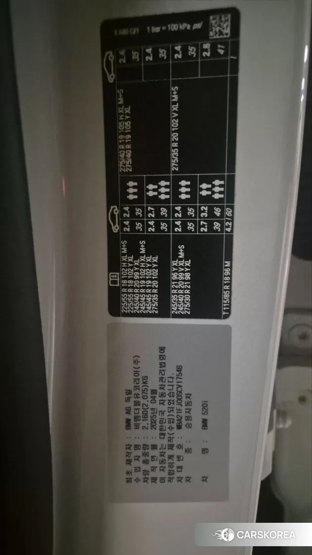 BMW 5 Series (G60) 2025 Белый из Кореи, фото 5