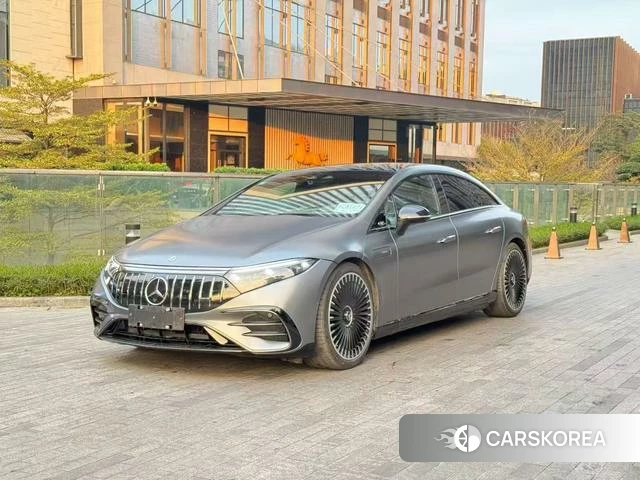 Mercedes-Benz EQS AMG 2025 Серебристо-серый из Китая, фото 6