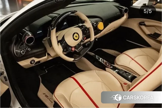 Ferrari F8 Spider 2022 Белый из Кореи, фото 5