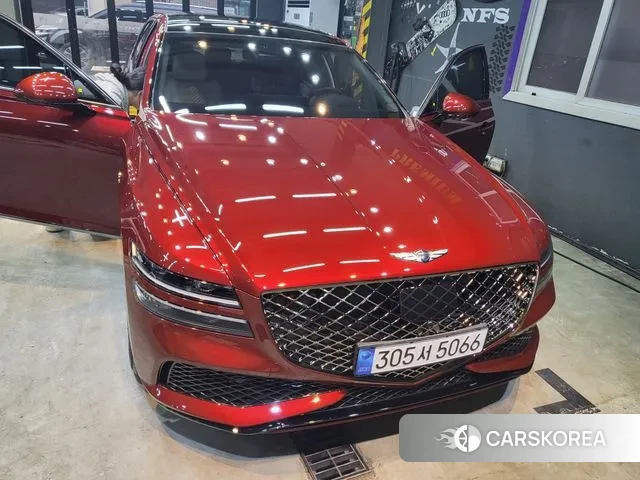 Genesis G80 (RG3) 2023 Оранжевый из Кореи, фото 5