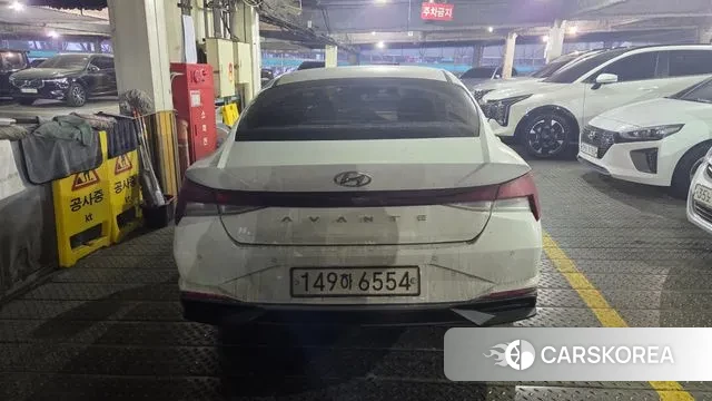 Hyundai Avante (CN7) 2021 Белый из Кореи, фото 5