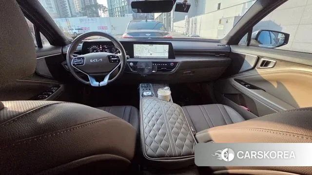 Kia K8 Hybrid 2022 Серебристо-серый из Кореи, фото 5