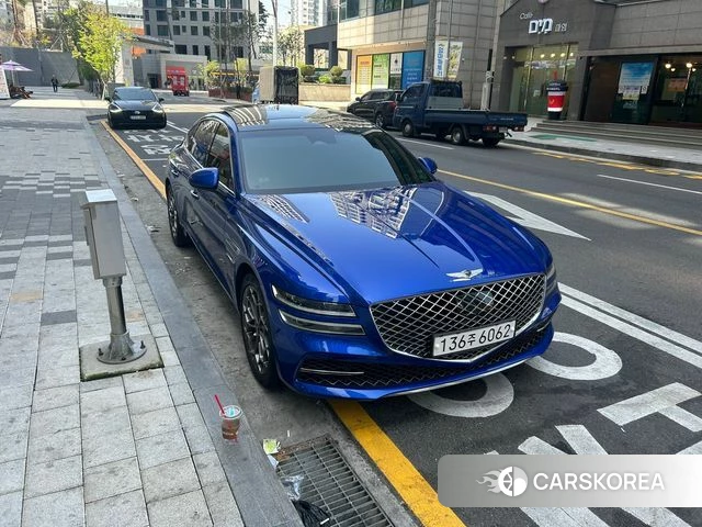 Genesis G80 (RG3) 2021 Синий из Кореи, фото 5
