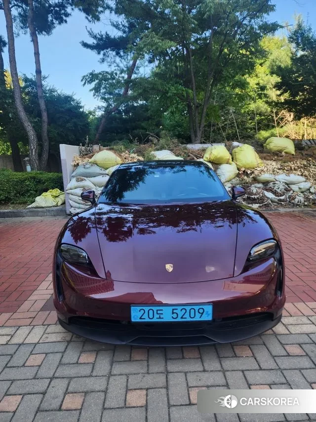 Porsche Taycan 2021 Оранжевый из Кореи, фото 6