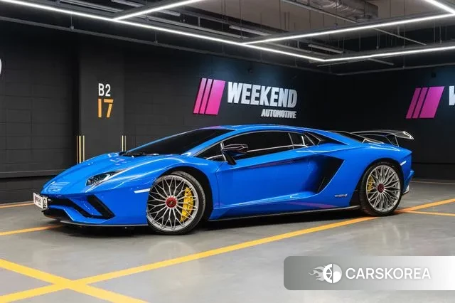 Lamborghini Aventador 2018 Синий из Кореи, фото 6