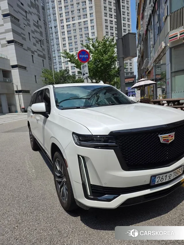 Cadillac Escalade 5th Generation 2021 Белый из Кореи, фото 5