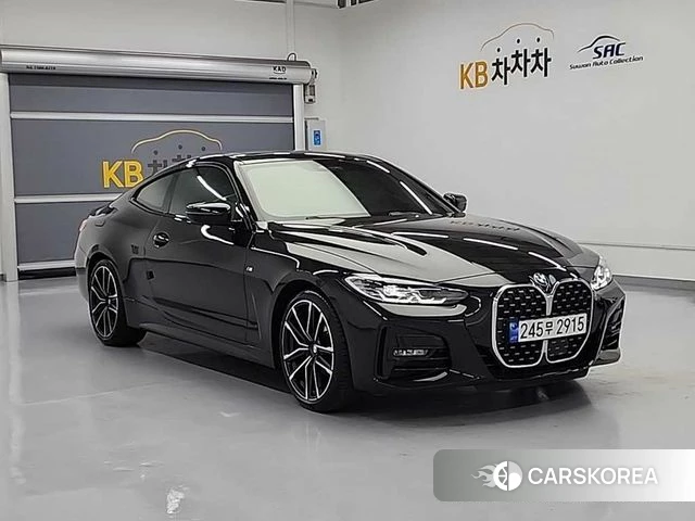 BMW 4 Series (G22) 2023 Черный из Кореи, фото 5