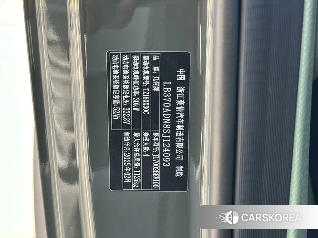 Geely Galaxy panda 2025 Зеленый из Китая, фото 5