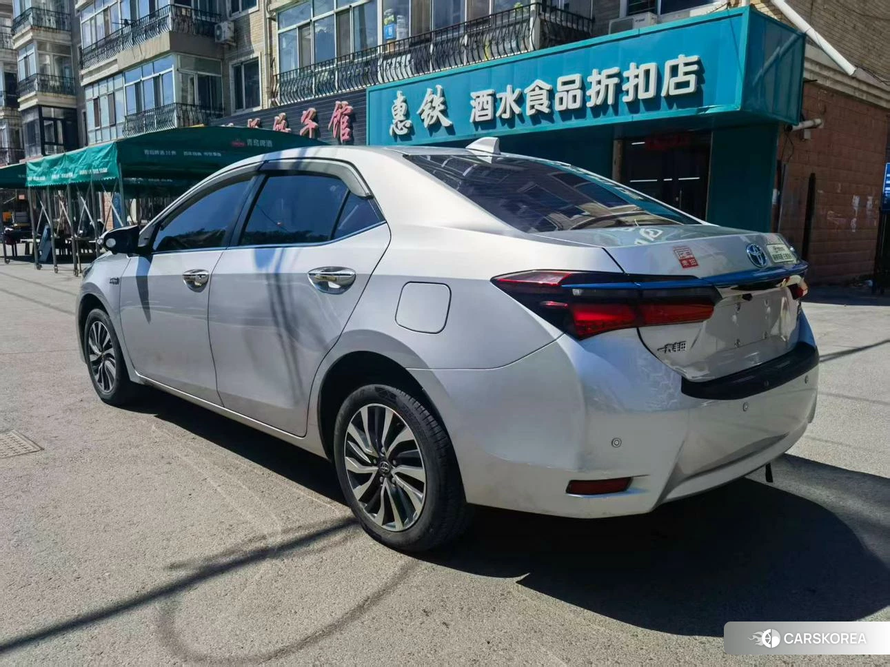 Toyota Corolla dual engine E+ 2020 Серебристо-серый из Китая, фото 5