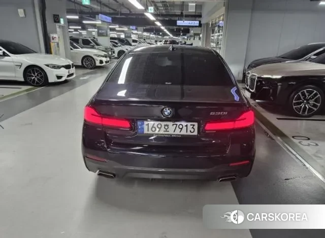 BMW 5 Series (G30) 2022 Черный из Кореи, фото 5