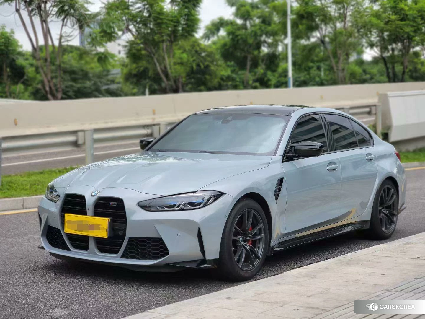 BMW M3 2021 Серебристо-серый из Китая, фото 5