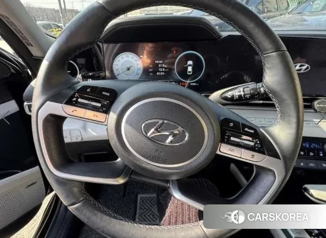 Hyundai Avante (CN7) 2021 Черный из Кореи, фото 6