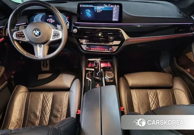 BMW 5 Series (G30) 2021 Черный из Кореи, фото 5