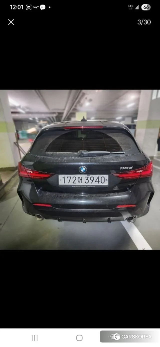 BMW 1 Series (F40) 2021 Черный из Кореи, фото 5