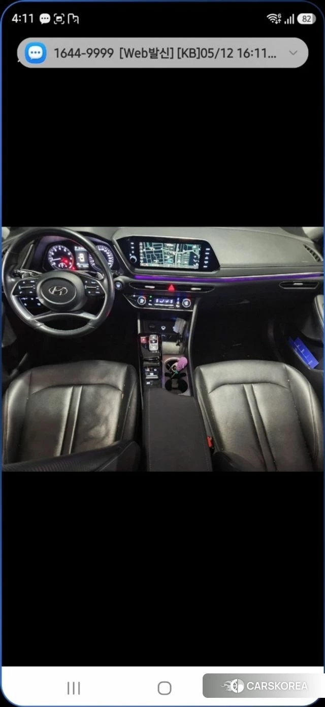 Hyundai Sonata (DN8) 2022 Белый из Кореи, фото 5