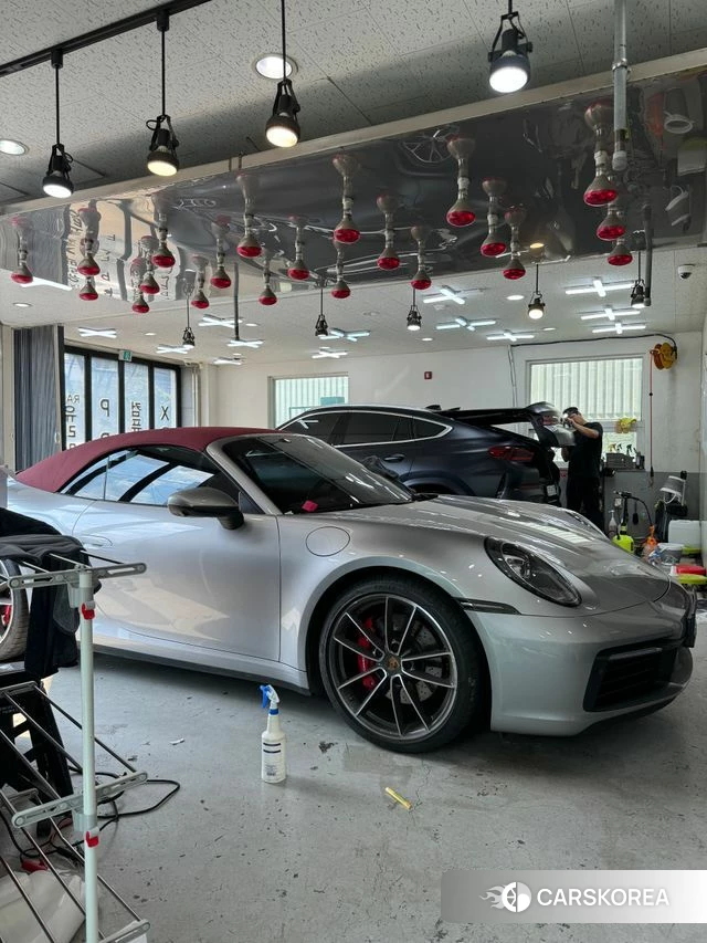 Porsche 911(992) 2020 Серебряный из Кореи, фото 6