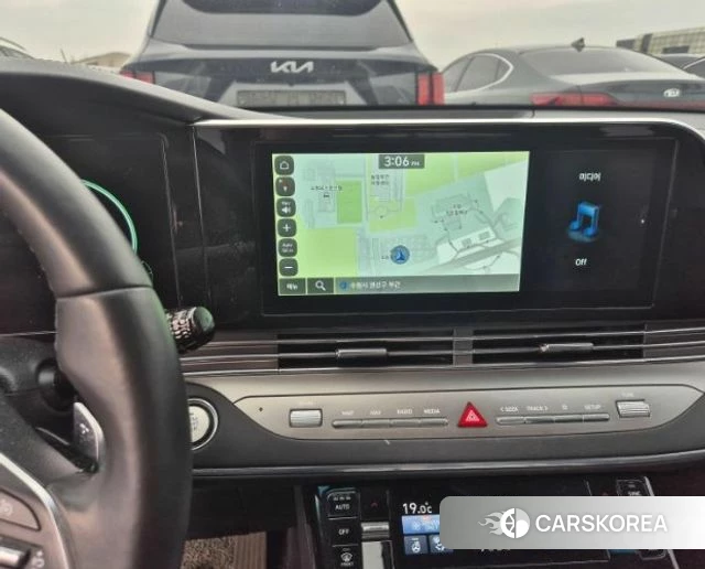 Hyundai The New Grandeur IG Hybrid 2021 Черный из Кореи, фото 5