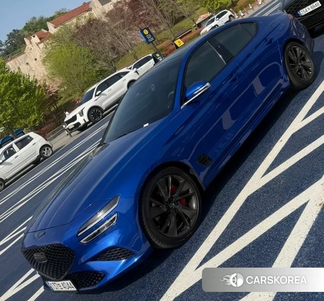 Genesis The New G70 2021 Синий из Кореи, фото 5