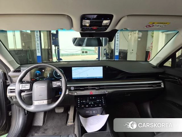 Hyundai Grandeur Hybrid (GN7) 2023 Песочный из Кореи, фото 6