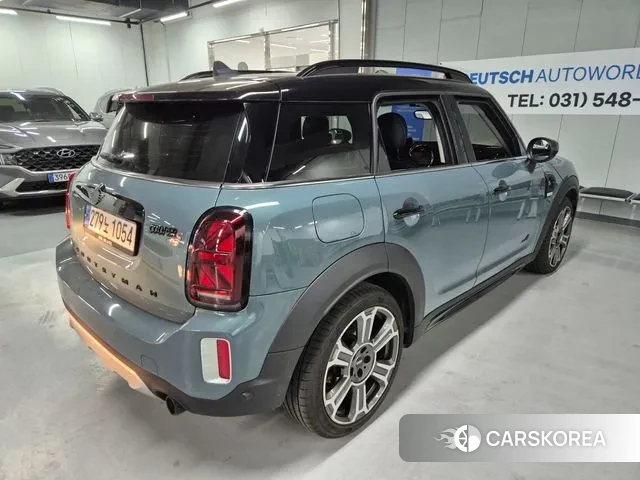 Mini Cooper S Countryman 2022 Небесно-голубой из Кореи, фото 6