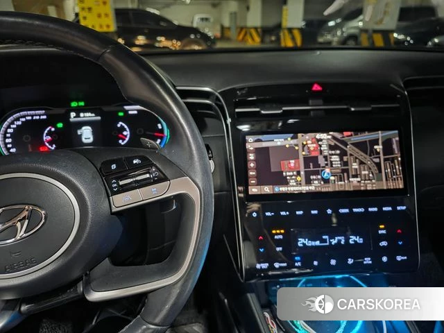 Hyundai Tucson Hybrid (NX4) 2021 Черный из Кореи, фото 6