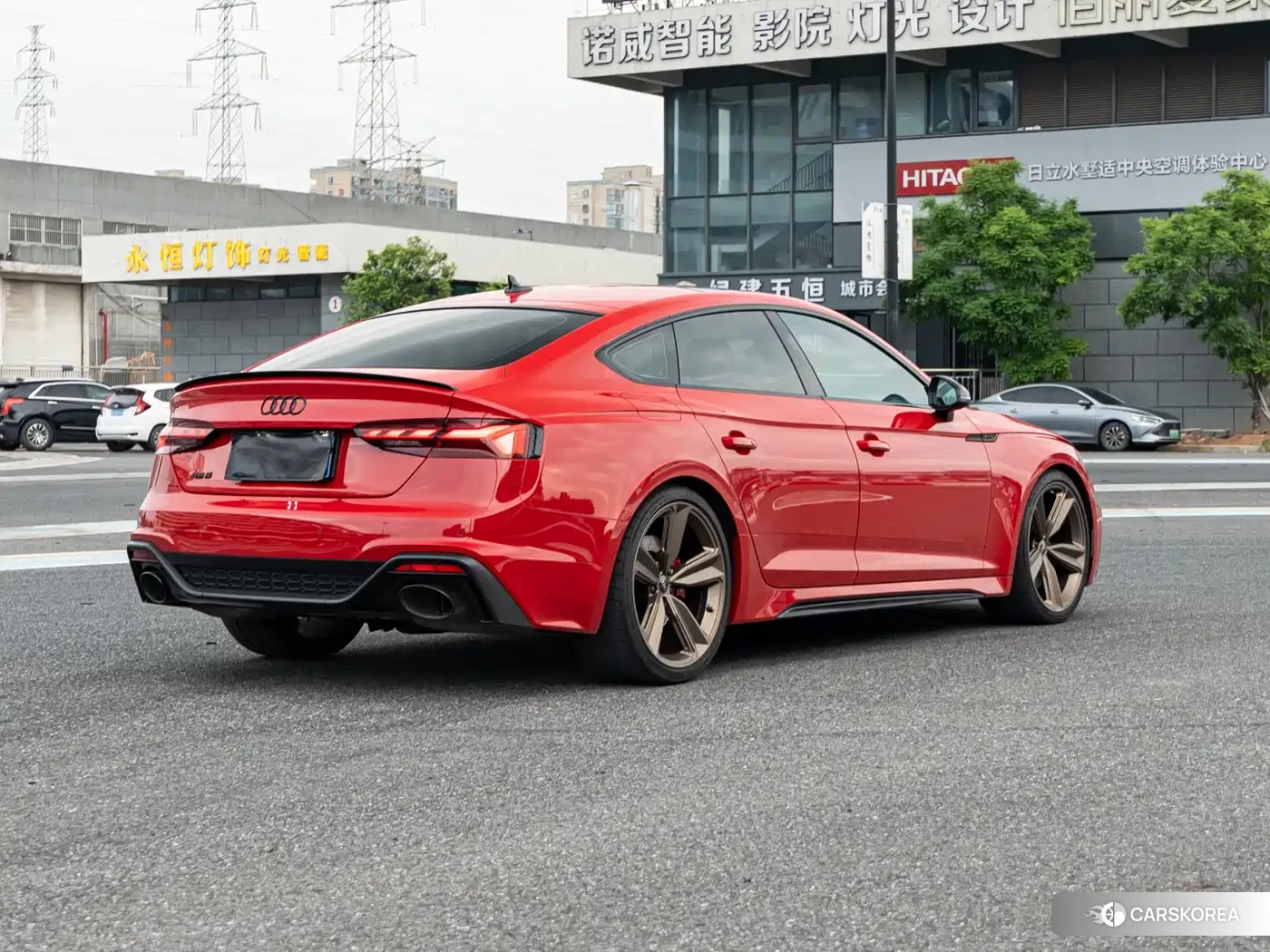 Audi RS 5 2023 Red/purple из Китая, фото 6