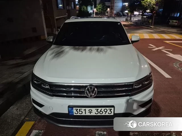 Volkswagen Tiguan Allspace 2020 Белый из Кореи, фото 6