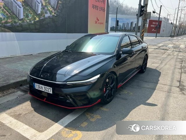 Hyundai The New Avante (CN7) 2024 Черный из Кореи, фото 6