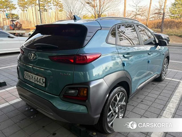 Hyundai Kona Hybrid 2019 Синий нефрит из Кореи, фото 6