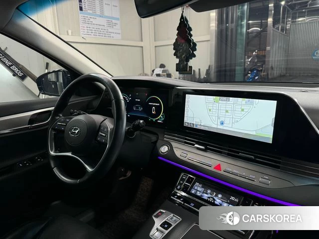 Hyundai The New Grandeur IG Hybrid 2021 Черный из Кореи, фото 6