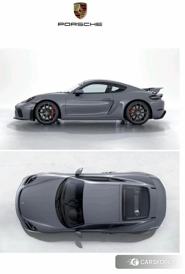Porsche 718 Cayman 2022 Серый из Кореи, фото 6