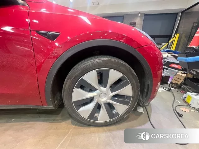 Tesla Model Y 2021 Красный из Кореи, фото 6