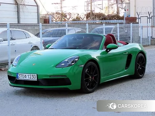 Porsche 718 Boxster 2023 Зеленый из Кореи, фото 6