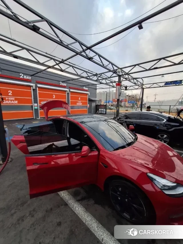 Tesla Model 3 2020 Красный из Кореи, фото 6