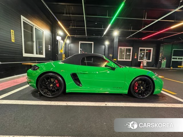Porsche 718 Boxster 2021 Зеленый из Кореи, фото 6