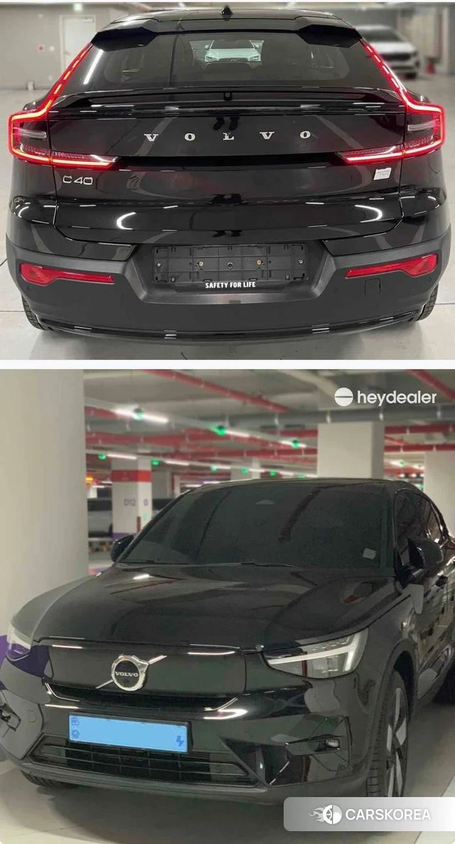 Volvo C40 Richards 2023 Черный двухцветный из Кореи, фото 6